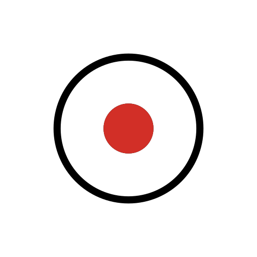 Record Button as drawn by OpenMoji in 13.0
