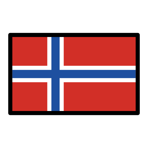 Flag: Norway as drawn by OpenMoji in 13.1