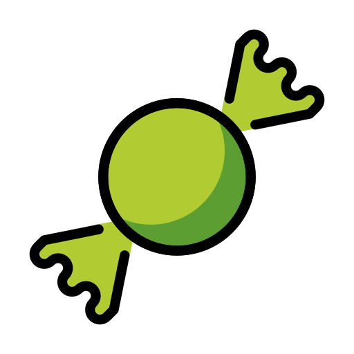 Candy as drawn by OpenMoji in 13.1