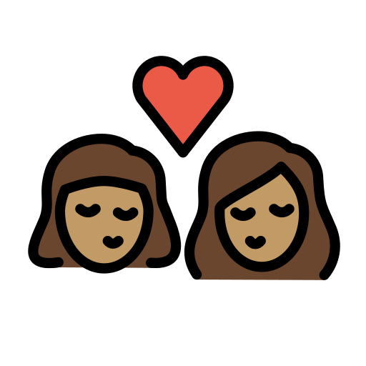 Kiss: Woman, Woman, Medium Skin Tone, the design in this release