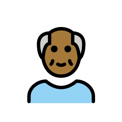 Old Man: Medium-Dark Skin Tone, the design in this release