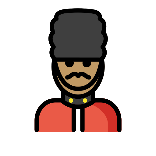 Man Guard: Medium Skin Tone, the design in this release