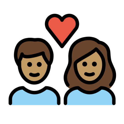 Couple with Heart: Medium Skin Tone, the design in this release