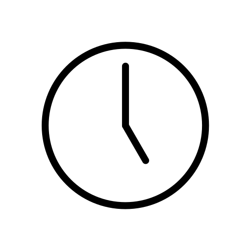 Five O’clock as drawn by OpenMoji in 13.1