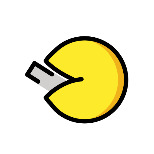 Glückskeks as drawn by OpenMoji in 13.1