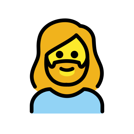 Woman: Beard, the design in this release