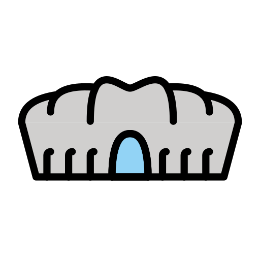 Stadium as drawn by OpenMoji in 14.0