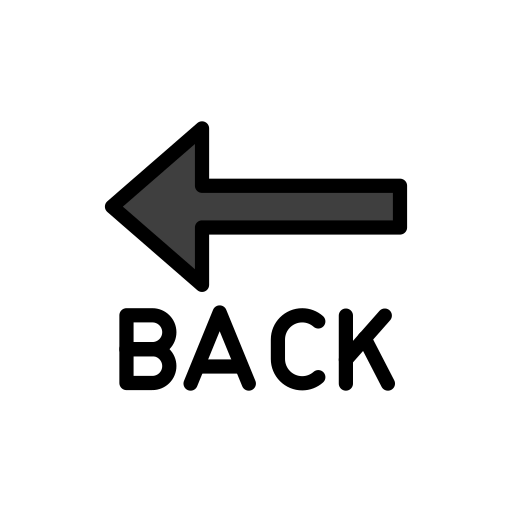BACK Arrow as drawn by OpenMoji in 14.0