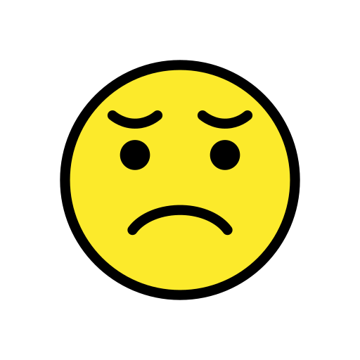 Disappointed Face, the previous design