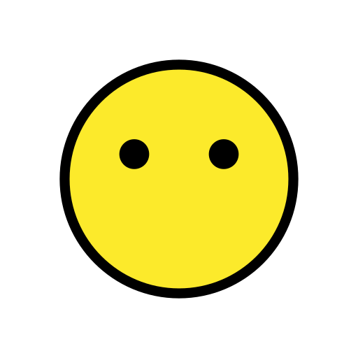 Face Without Mouth as drawn by OpenMoji in 14.0