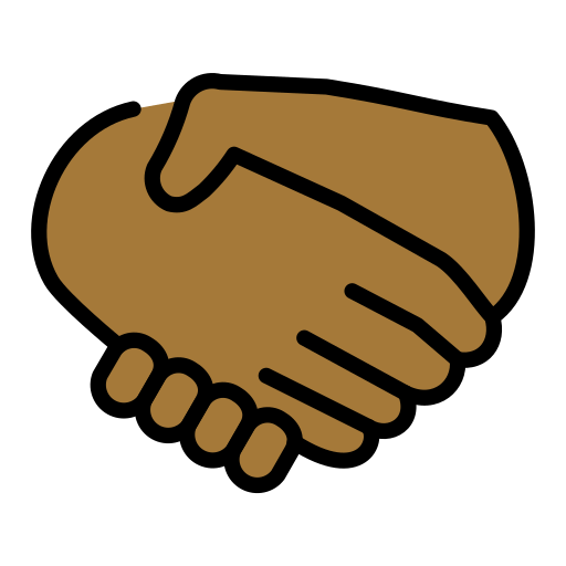 Handshake: Medium-Dark Skin Tone, the design in this release