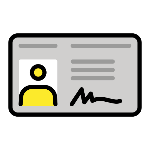 Identification Card, the design in this release