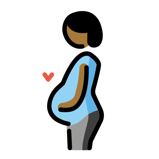Pregnant Person: Medium-Dark Skin Tone, the design in this release
