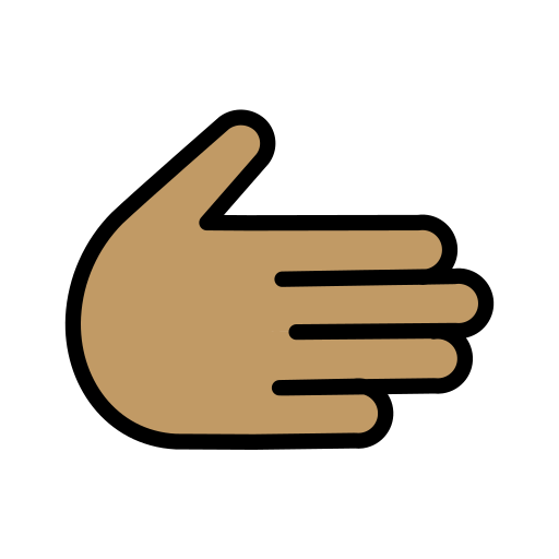 Rightwards Hand: Medium Skin Tone, the design in this release