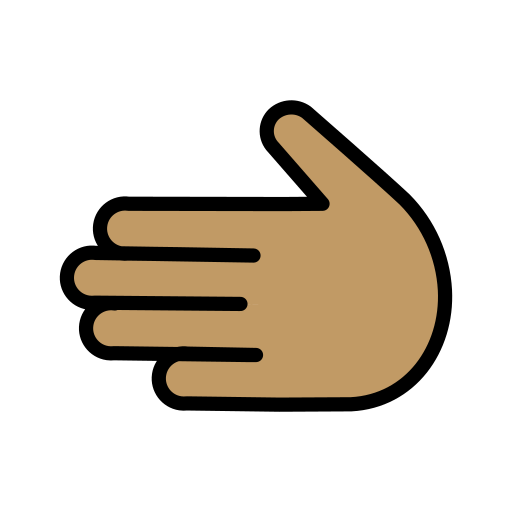 Leftwards Hand: Medium Skin Tone, the design in this release