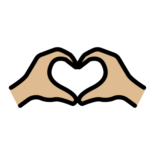 Heart Hands: Medium-Light Skin Tone, the design in this release