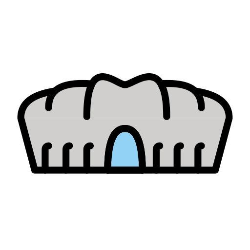 Stadium as drawn by OpenMoji in 15.0