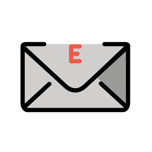E-Mail as drawn by OpenMoji in 15.0