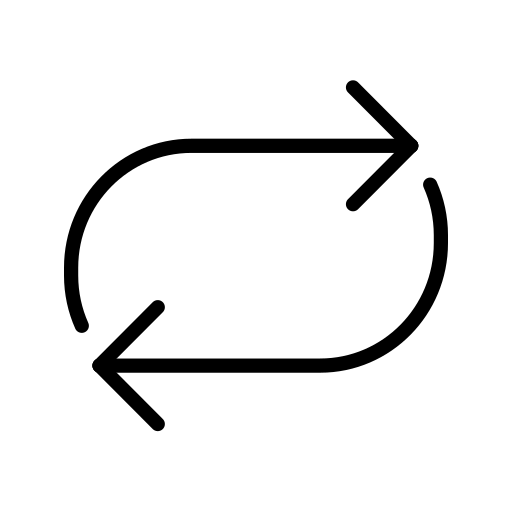 Repeat Button as drawn by OpenMoji in 15.0