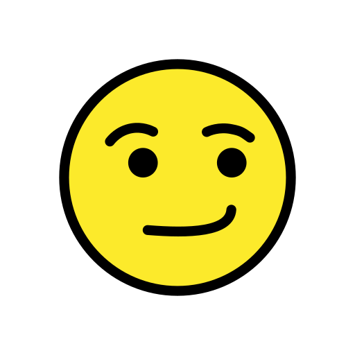 Smirking Face, the previous design