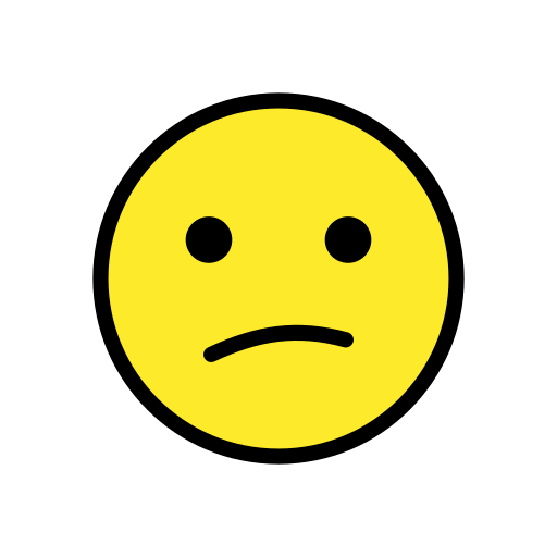Confused Face, the previous design
