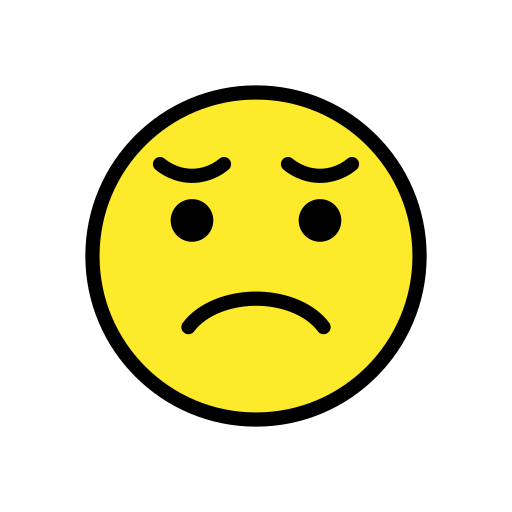 Disappointed Face, the previous design