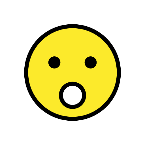 Face with Open Mouth, the previous design