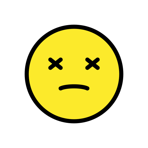 Face with Crossed-Out Eyes, the previous design