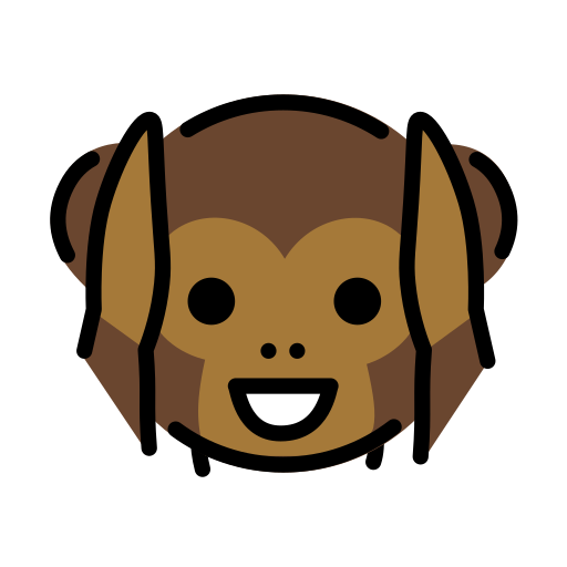 Sich Die Ohren Zuhaltendes Affengesicht as drawn by OpenMoji in 15.0