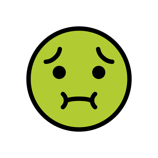 Nauseated Face, the previous design