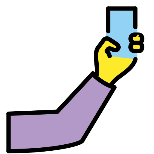 Selfie as drawn by OpenMoji in 15.0