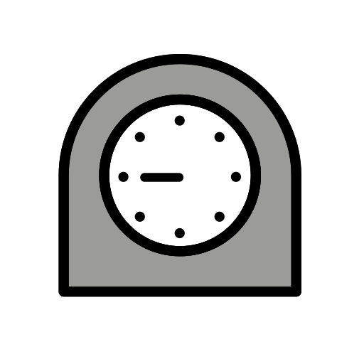 Timer Clock as drawn by OpenMoji in 15.0
