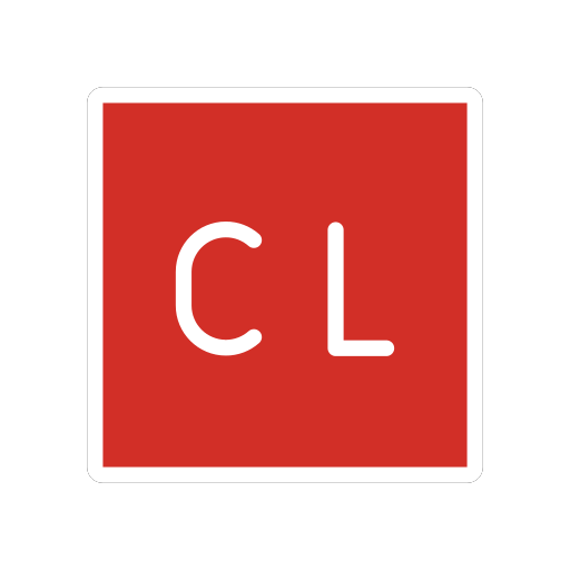 CL Button as drawn by OpenMoji in 15.1