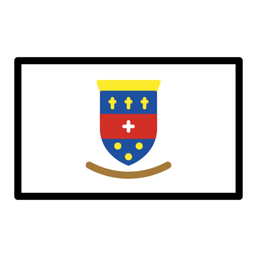 Flag: St. Barthélemy as drawn by OpenMoji in 15.1