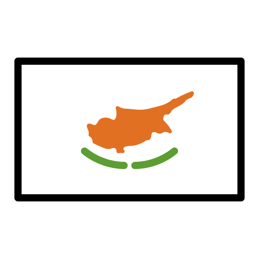 Flagge: Zypern as drawn by OpenMoji in 15.1