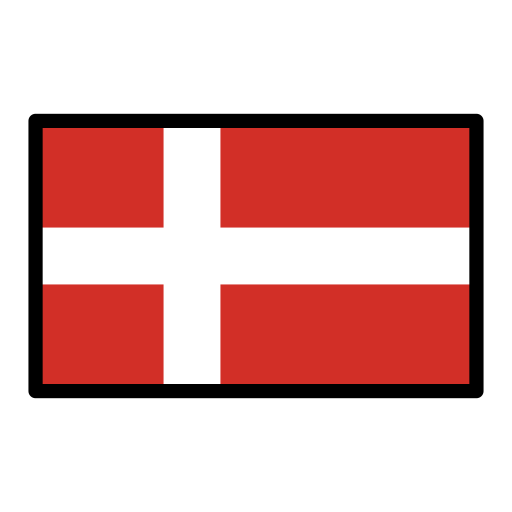Flag: Denmark as drawn by OpenMoji in 15.1