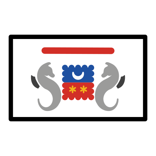 Flag: Mayotte as drawn by OpenMoji in 15.1