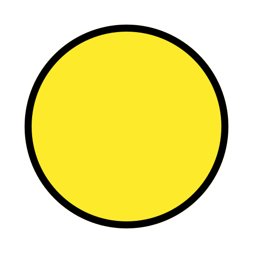 Full Moon as drawn by OpenMoji in 15.1