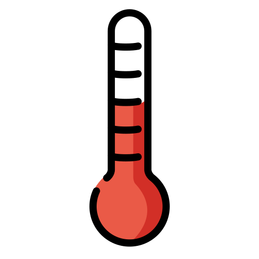 Thermometer as drawn by OpenMoji in 15.1