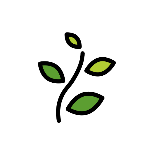 Herb as drawn by OpenMoji in 15.1
