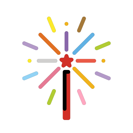 Fireworks as drawn by OpenMoji in 15.1