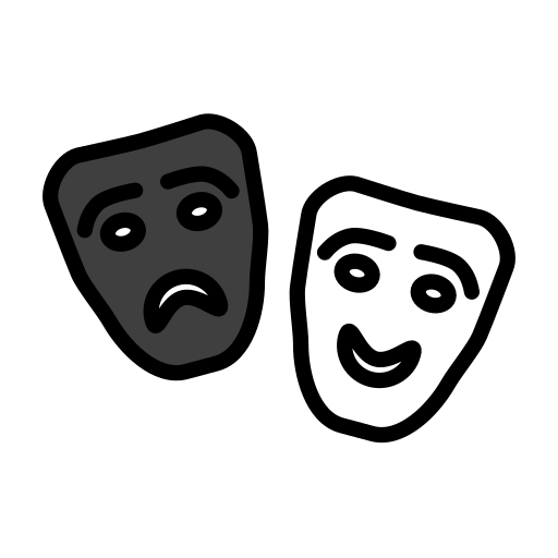 Performing Arts as drawn by OpenMoji in 15.1