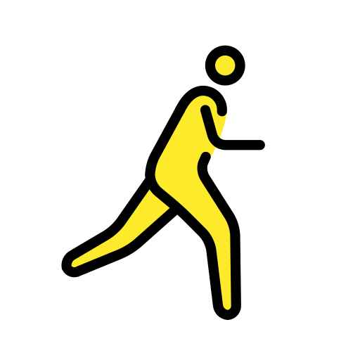 Person Running Facing Right, the design in this release
