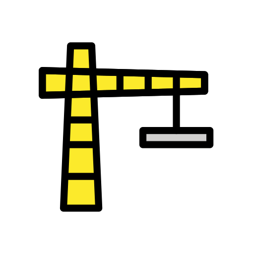 Building Construction as drawn by OpenMoji in 15.1