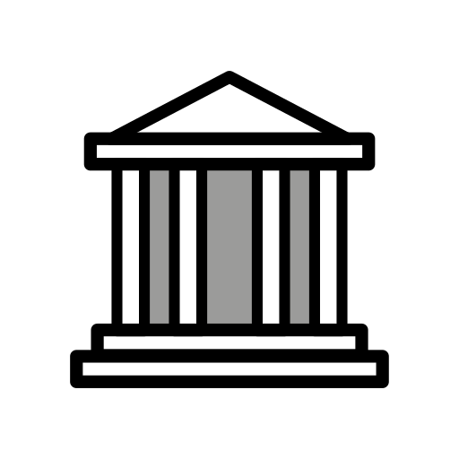 Classical Building as drawn by OpenMoji in 15.1