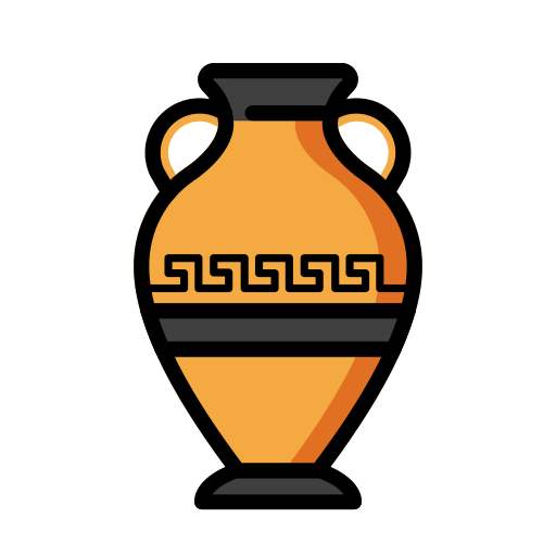 Amphora as drawn by OpenMoji in 15.1