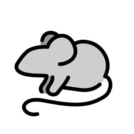 Mouse as drawn by OpenMoji in 15.1