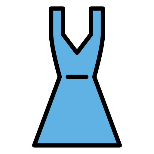 Dress as drawn by OpenMoji in 15.1