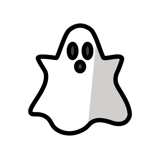 유령 as drawn by OpenMoji in 15.1
