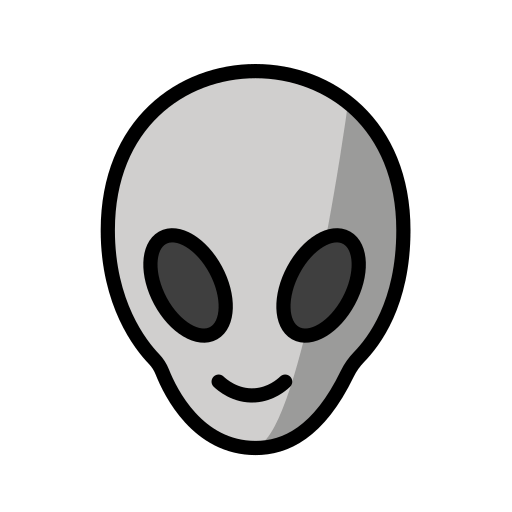 エイリアン as drawn by OpenMoji in 15.1